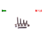 M1,6 TYTANOWE ŚRUBY GRADE 2 DIN 7991 TX